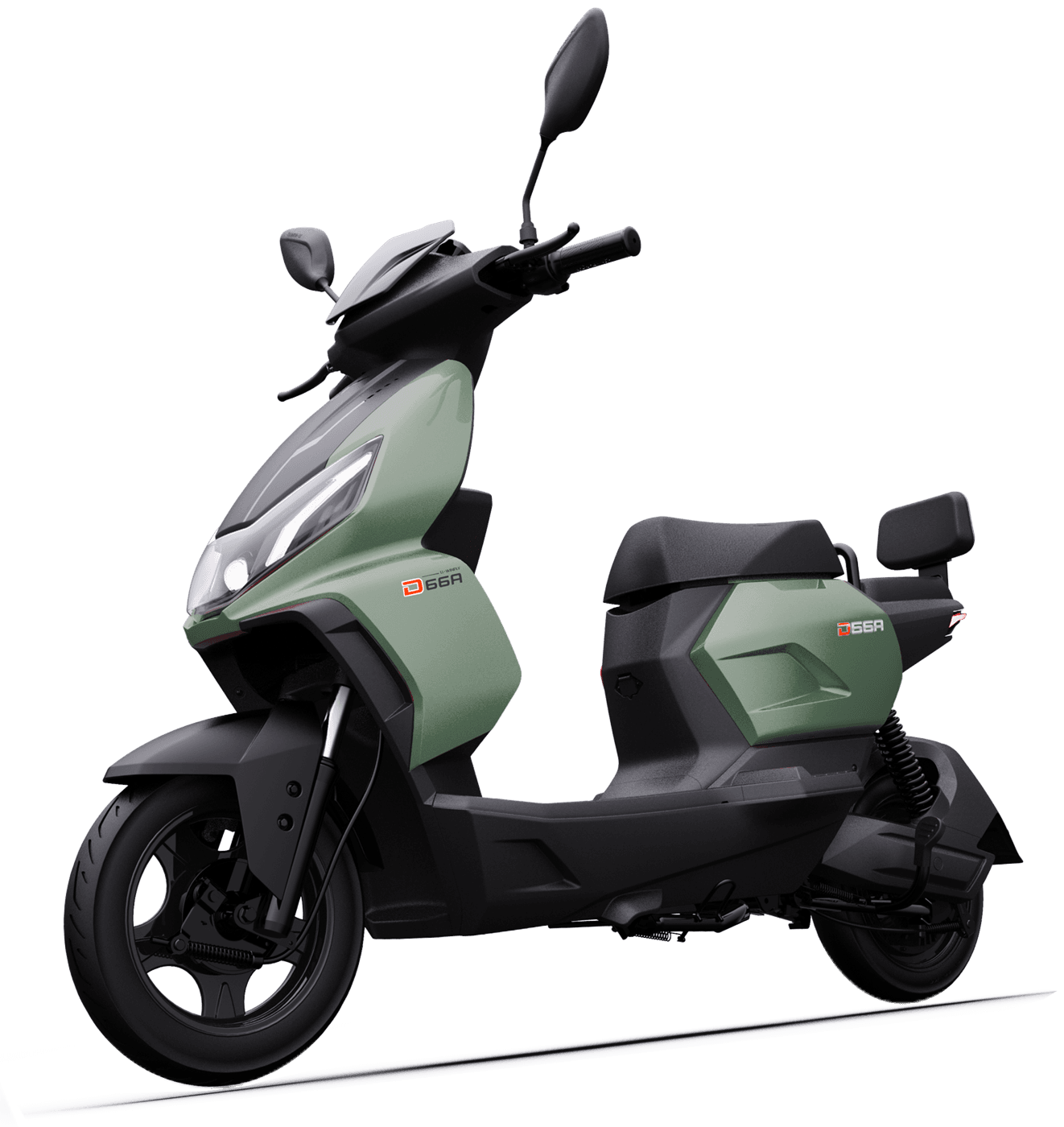 Basikal elektrik UWINFLY D66A warna hijau
