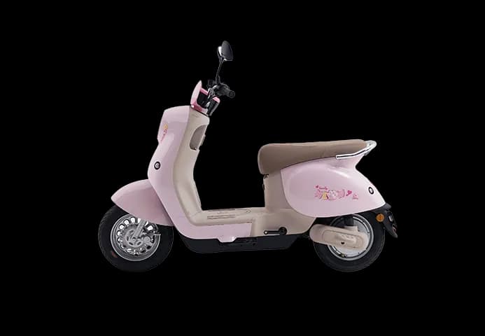 Basikal elektrik YADEA MIA warna Merah Jambu
