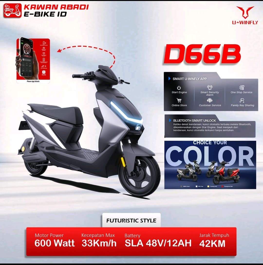 Ciri dan spesifikasi UWINFLY D66B