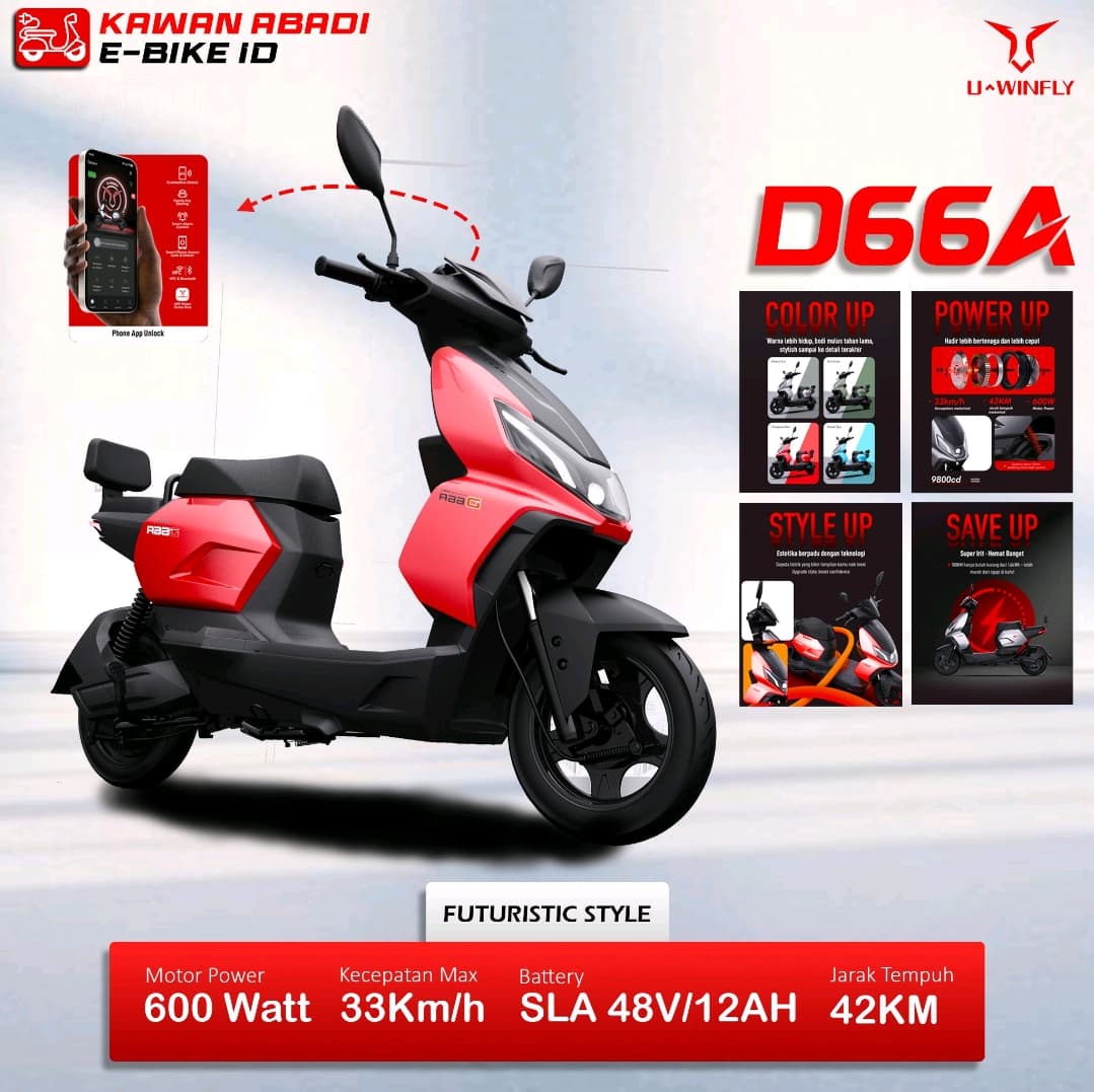 Poster fitur dan spesifikasi UWINFLY D66A